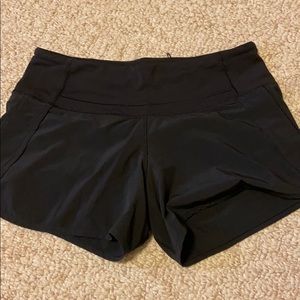 Black lulu lemon shorts